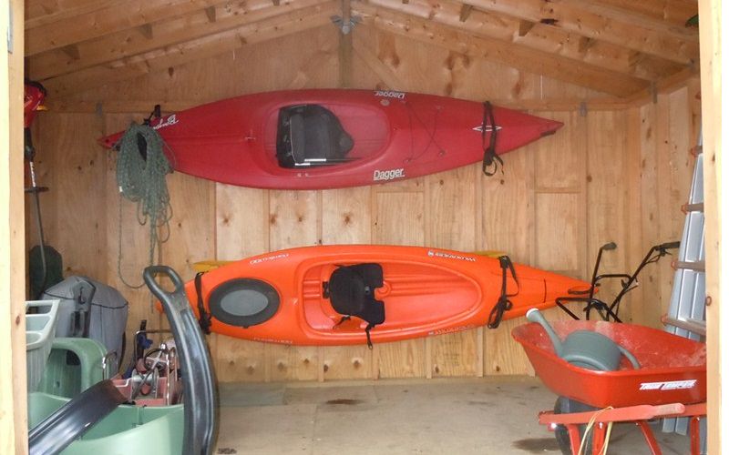 kayak garage wall mount