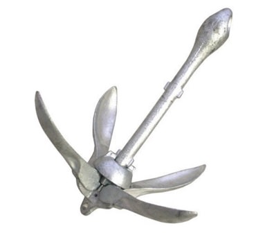 5lb grappling anchor for boats