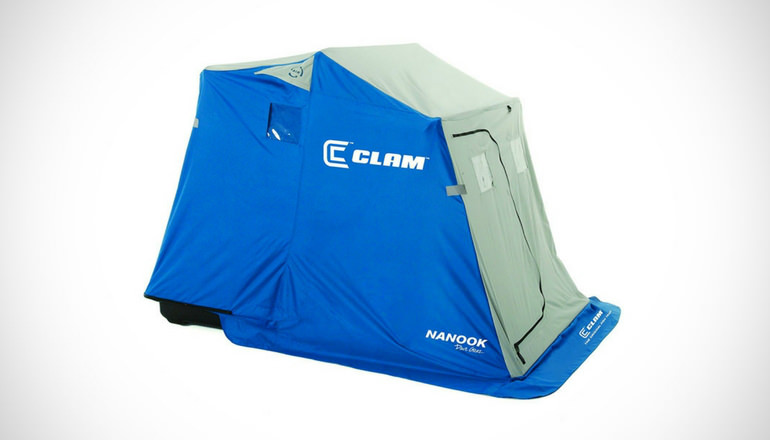 Clam 9714 Nanook 2-Person Ice Fishing Shelter with Padded Seats