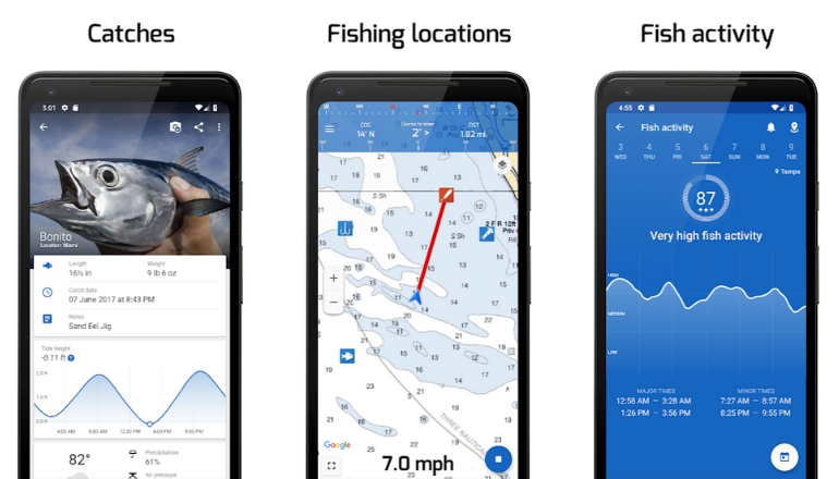 Fishing Points GPS, Tides & Fishing Forecast