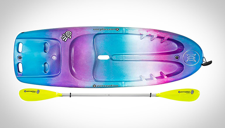Perception Hi Five Colorful 6' kayak for kids