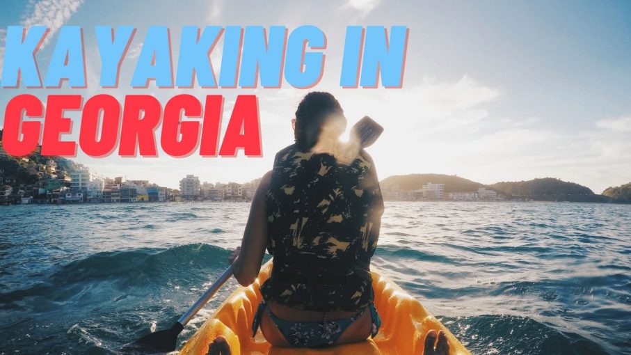 a man kayaking in Georgia