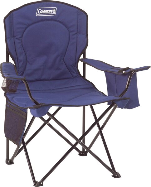 Coleman Portable Camping Chair with 4-Can Cooler